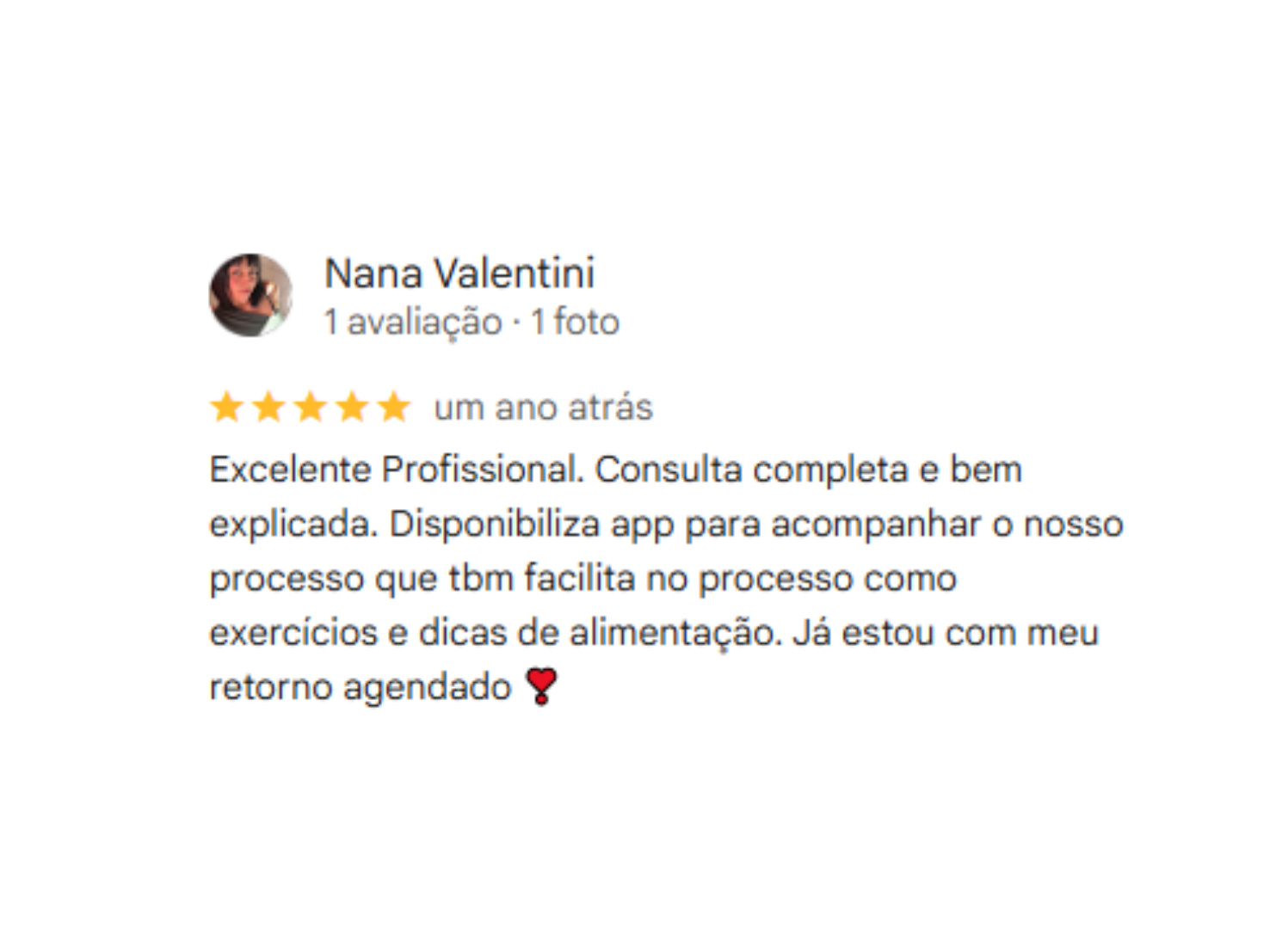 Depoimento Nana Valentini